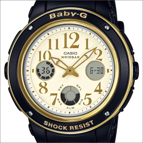 【正規品】CASIO カシオ 腕時計 CASIO カシオ 腕時計 BGA-151EF-1BJF レディース BABY-G ベビージー ブラック ゴールド