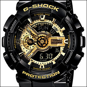 【正規品】CASIO カシオ 腕時計 GA-110GB-1AJF メンズ G-SHOCK ジーショック Black × Gold Series ブラック×ゴールドシリーズ
