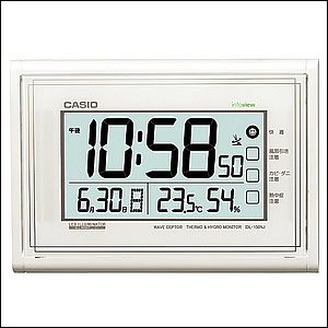 【正規品】CASIO カシオ クロック IDL-150NJ-7JF 掛け時計