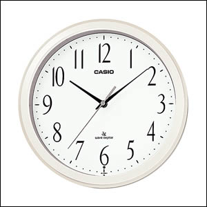【正規品】CASIO カシオ クロック IQ-1060J-7JF 掛け時計 電波時計