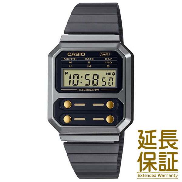 【メール便選択で送料無料】【箱なし】CASIO カシオ 腕時計 海外モデル A100WEGG-1A2 メンズ レディース ユニセックス STANDARD スタンダ
