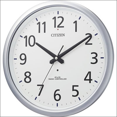 【正規品】シチズン CITIZEN 時計 クロック 8MY493-019 電波 掛時計 スペイシーアクア 493