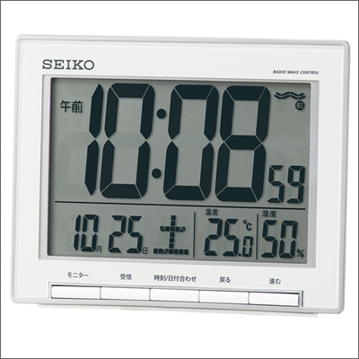 【正規品】SEIKO セイコー クロック SQ786S デジタル電波 目覚まし時計