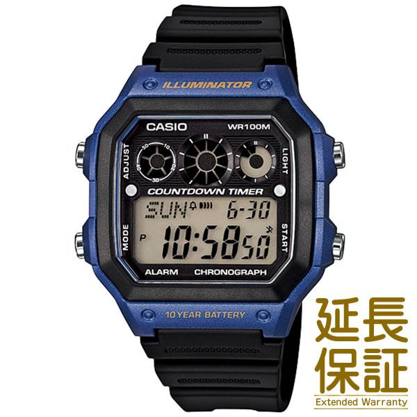 【メール便選択で送料無料】【箱なし】CASIO カシオ 腕時計 海外モデル AE-1300WH-2A メンズ STANDARD DIGITAL スタンダード デジタル ク