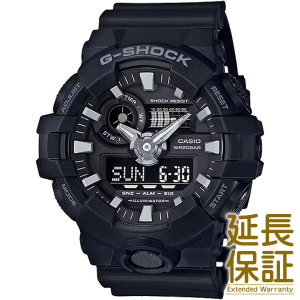 CASIO カシオ 腕時計 海外モデル GA-700-1B メンズ G-SHOCK ジーショック クオーツ (国内品番 GA-700-1BJF)
