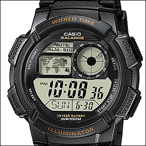 【メール便選択で送料無料】【箱なし】CASIO カシオ 腕時計 海外モデル AE-1000W-1A メンズ スポーツウォッチ