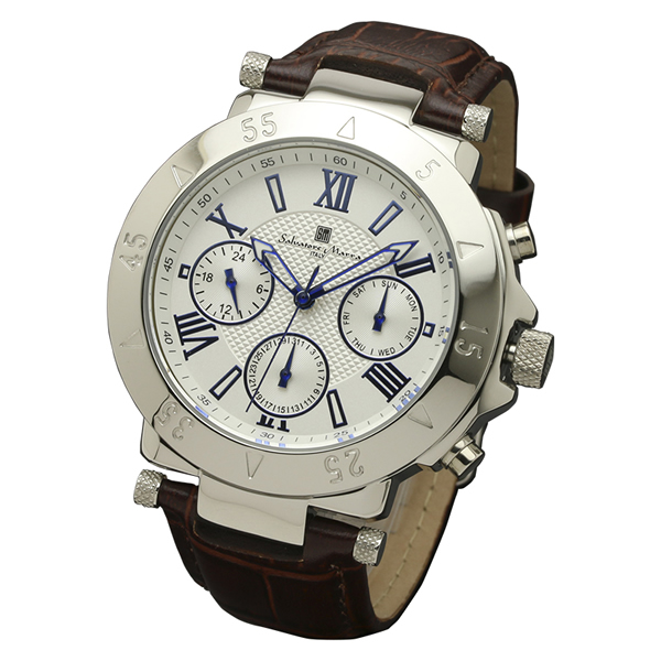 【正規品】SALVATORE MARRA サルバトーレ・マーラ 腕時計 SM14118S-SSWH メンズ