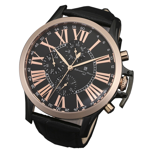 【正規品】SALVATORE MARRA サルバトーレ・マーラ 腕時計 SM14123-PGBK メンズ
