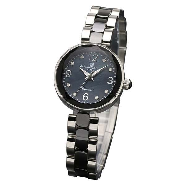 【正規品】SALVATORE MARRA サルバトーレ・マーラ 腕時計 SM17153-SSBKA レディース