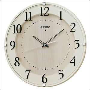 【正規品】SEIKO セイコー クロック KX397A 掛時計 Natural Style ナチュラルスタイル 電波時計