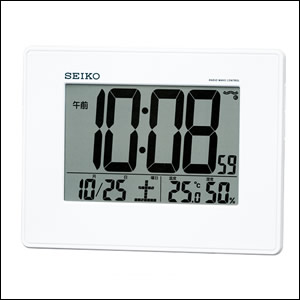 【正規品】SEIKO セイコー クロック SQ770W 電波掛置兼用時計